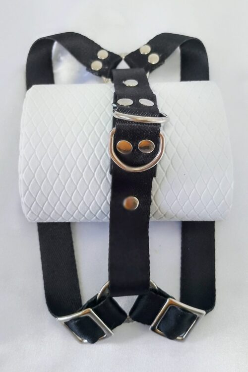 Peitoral e Guia para Cachorro - Coleção Nastri - Modelo Nera C - M